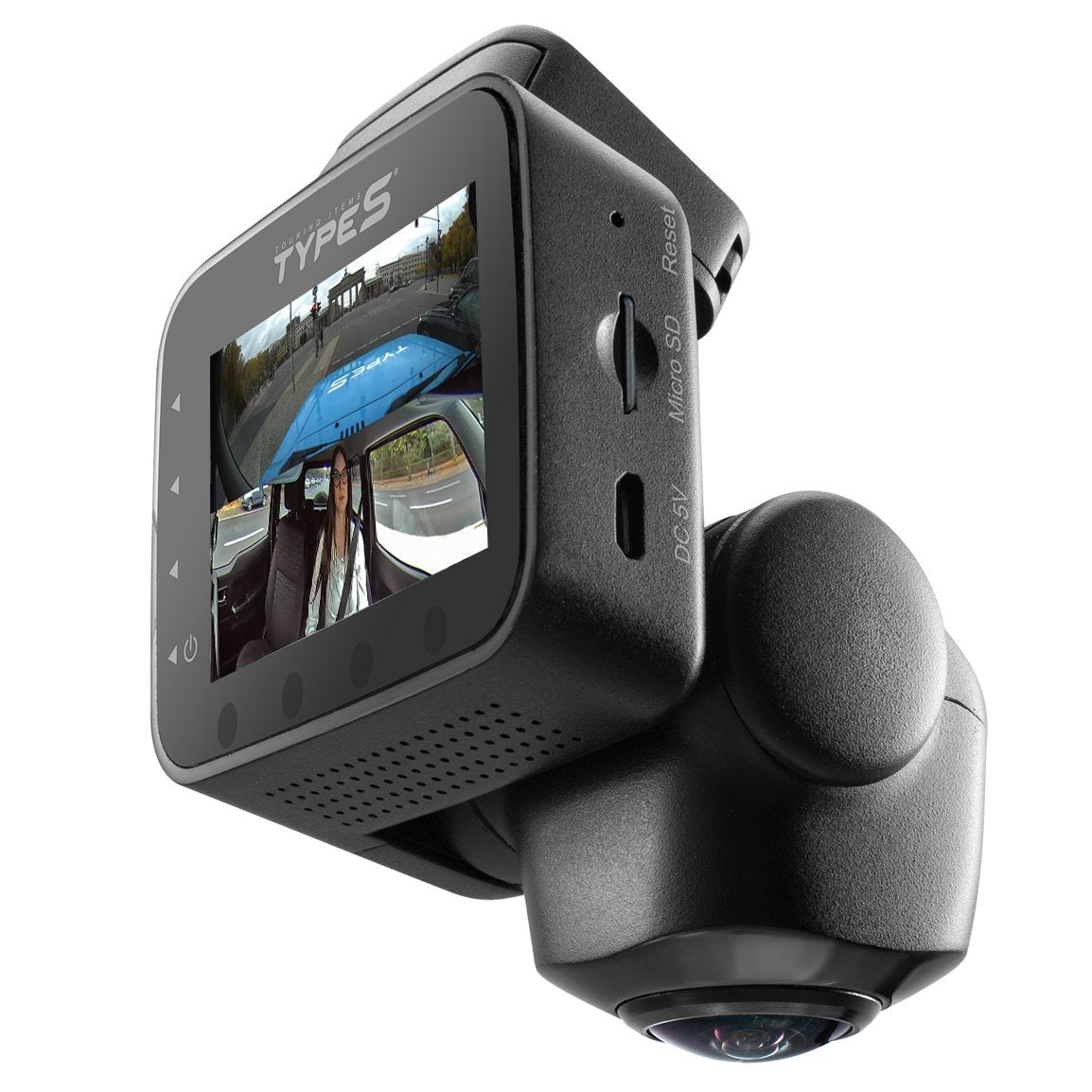 Dashcam Autokamera DVR Video Recorder Vorne Innen Hinten 1080P Nachtsicht