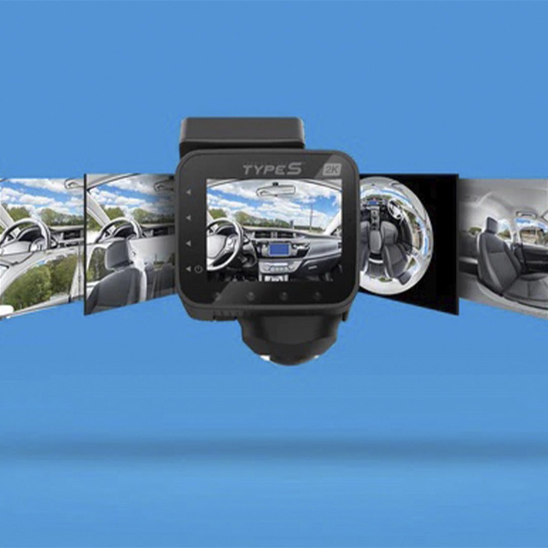 360 Grad Dashcam mit 2K Rundum Blick TYPE S TravCa Dash 360 2K